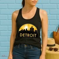 Detroit Record Logo Women's Tank Top thumb 2