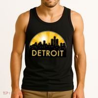 Detroit Record Logo Tank Top thumb 3