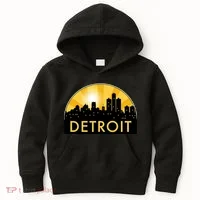 Detroit Record Logo Kids Hoodie thumb 0