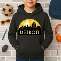 Detroit Record Logo Kids Hoodie thumb 2