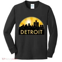 Detroit Record Logo Kids Long Sleeve Shirt thumb 0