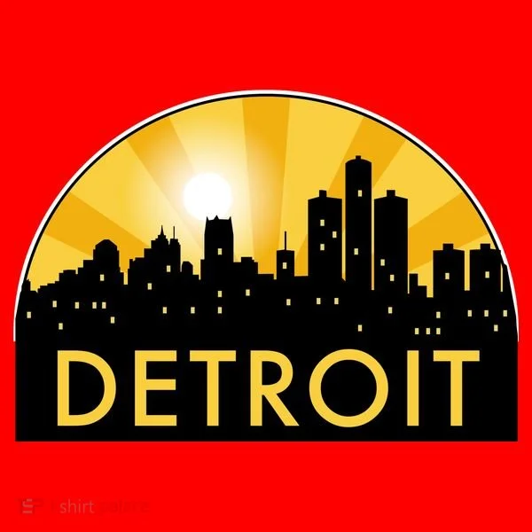 Detroit Record Logo Santa Hat
