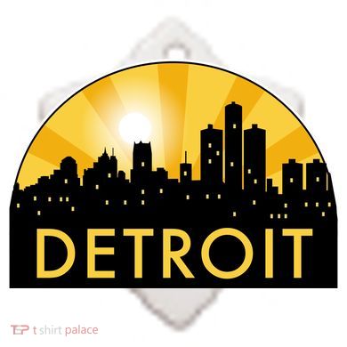 Detroit Record Logo Ceramic Ornament