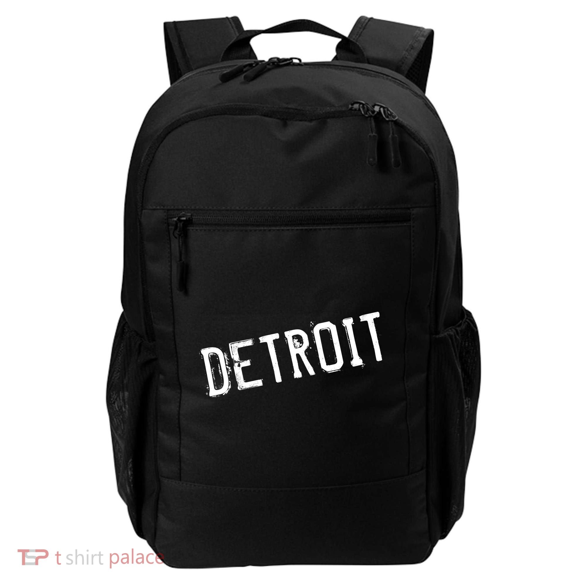 Detroit Retro Grunge Backpack