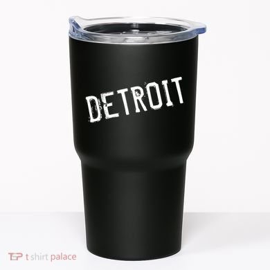 Detroit Retro Grunge Tumbler