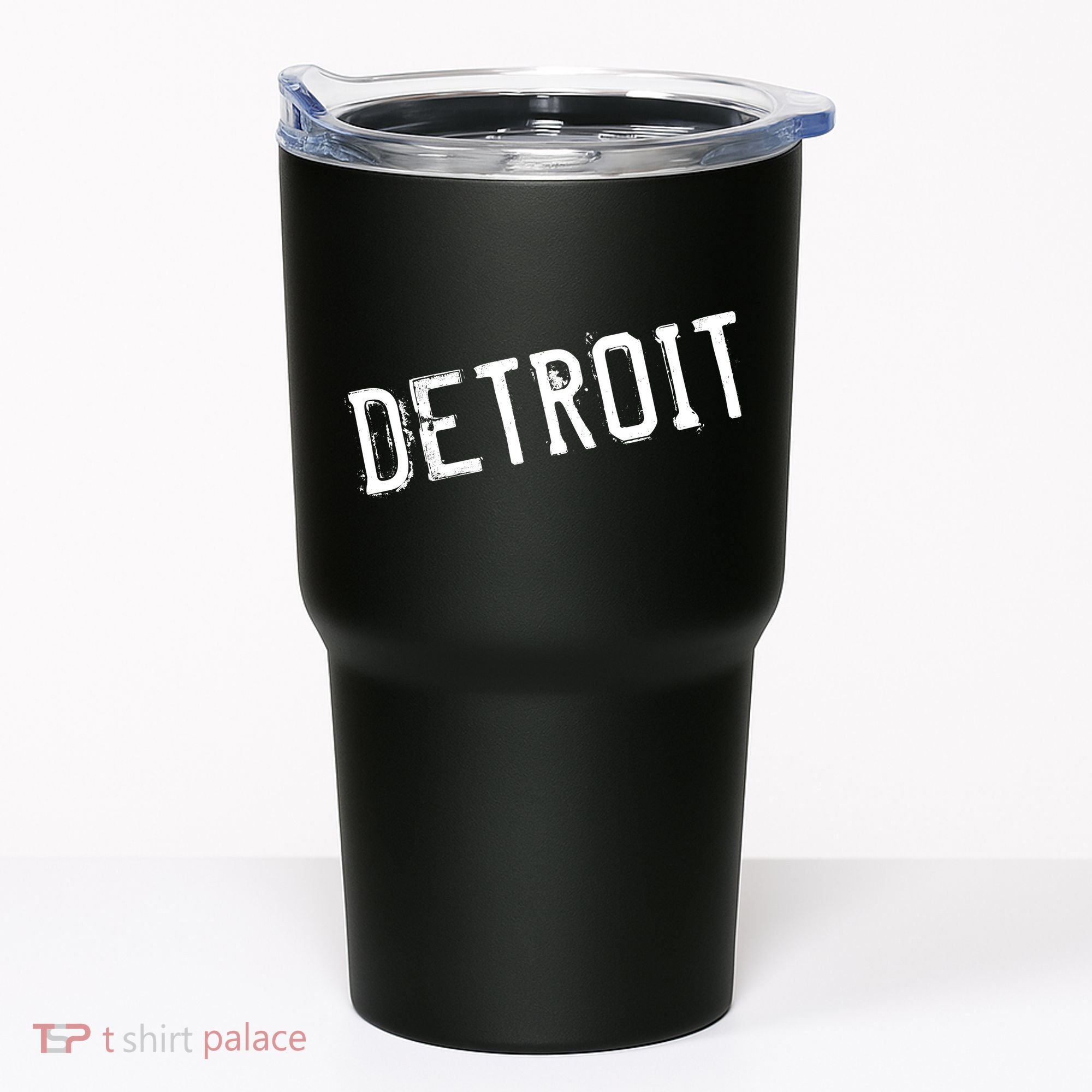 Detroit Retro Grunge Tumbler