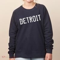 Detroit Retro Grunge Women's Sweatshirt thumb 0