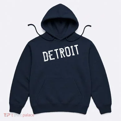 Detroit Retro Grunge Hoodie