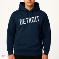 Detroit Retro Grunge Hoodie thumb 2