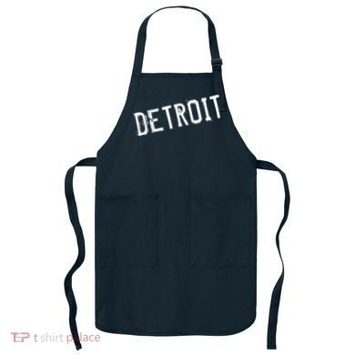 Detroit Retro Grunge Apron