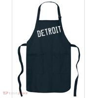 Detroit Retro Grunge Apron thumb 0