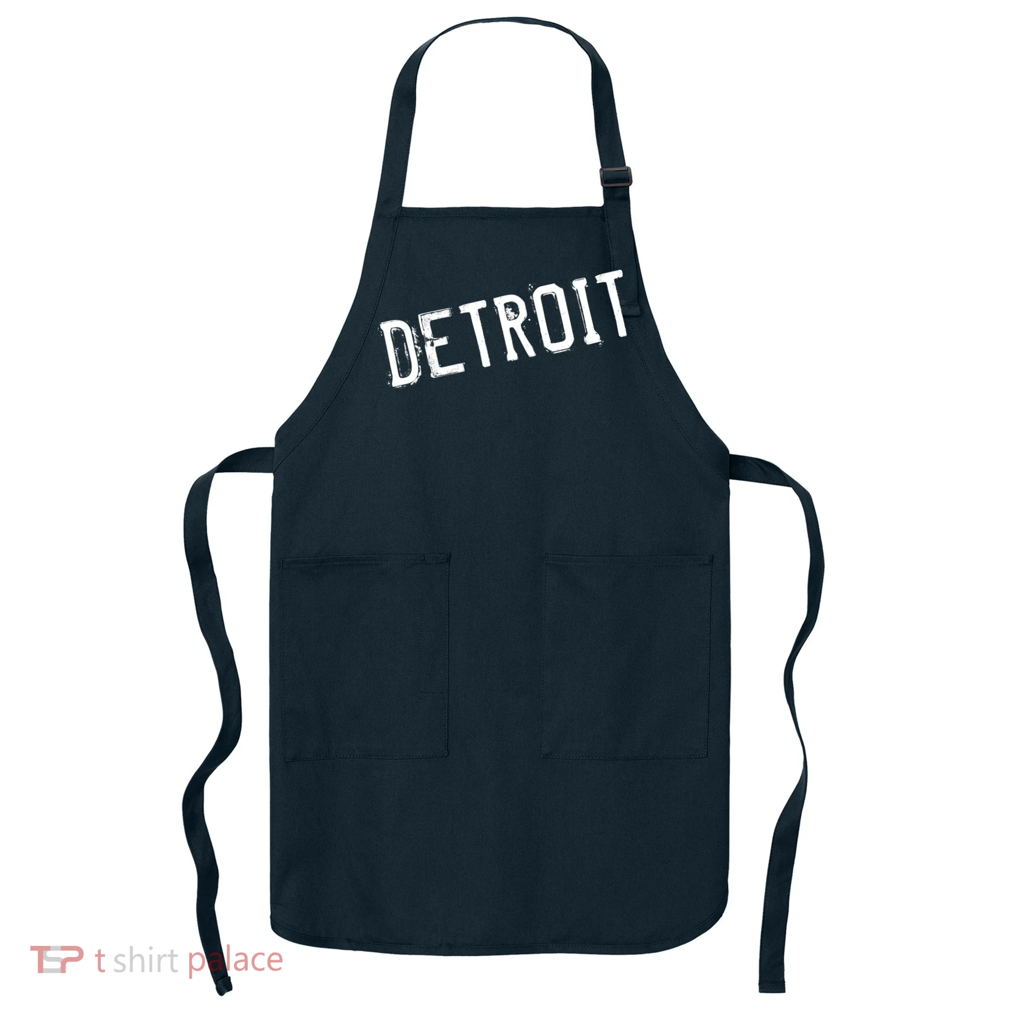 Detroit Retro Grunge Apron