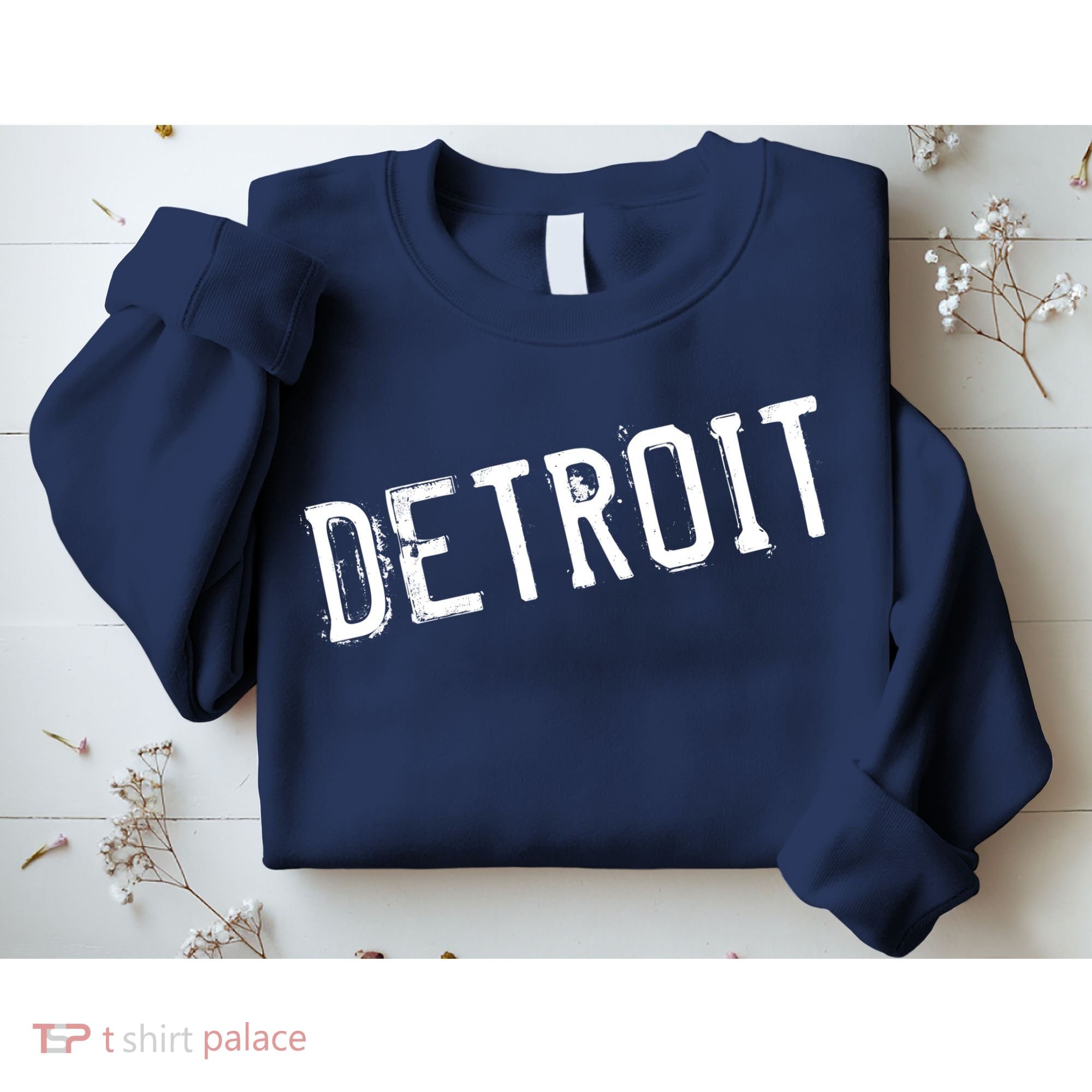 Detroit Retro Grunge Sweatshirt