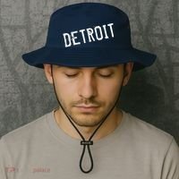 Detroit Retro Grunge Bucket Hat thumb 2