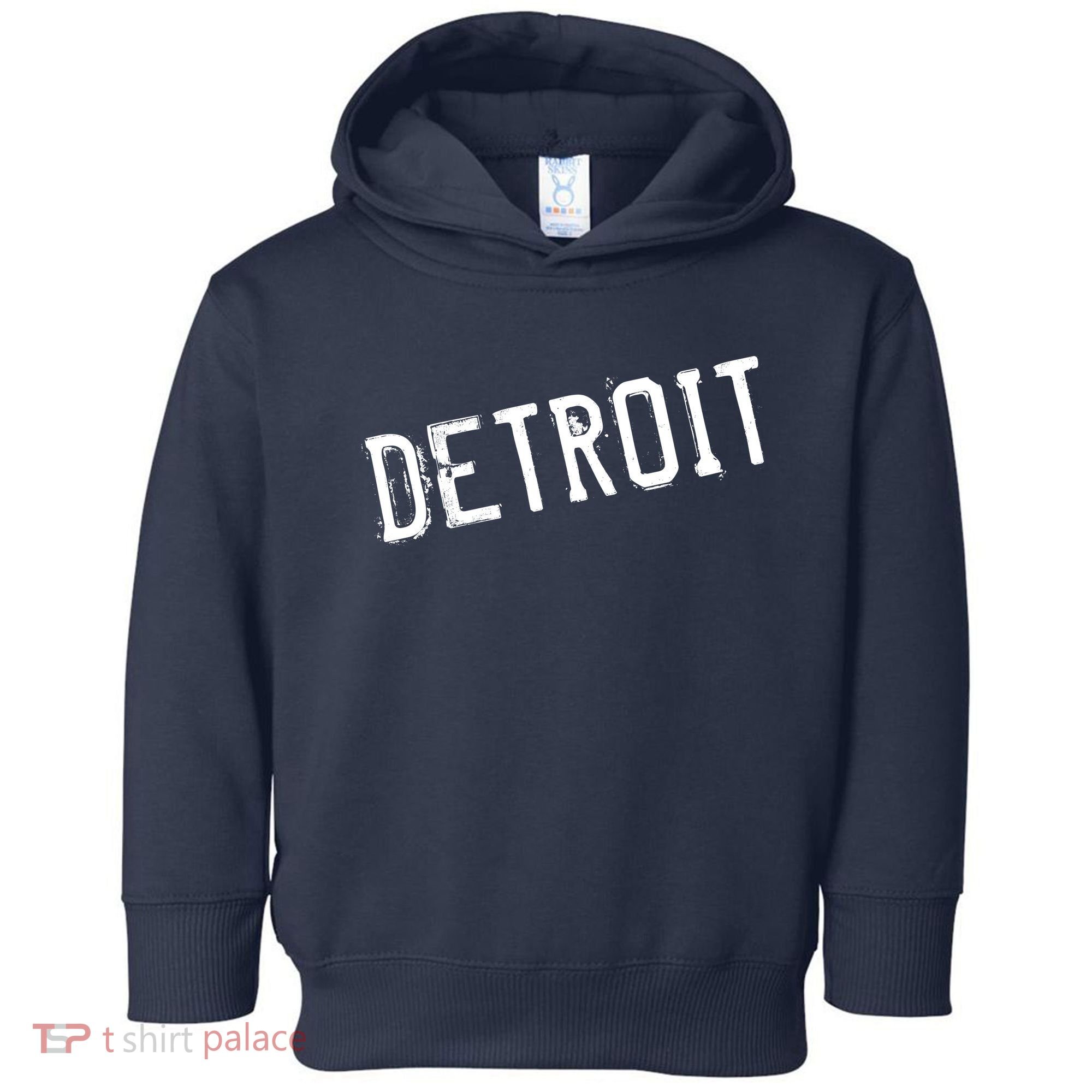 Detroit Retro Grunge Toddler Hoodie
