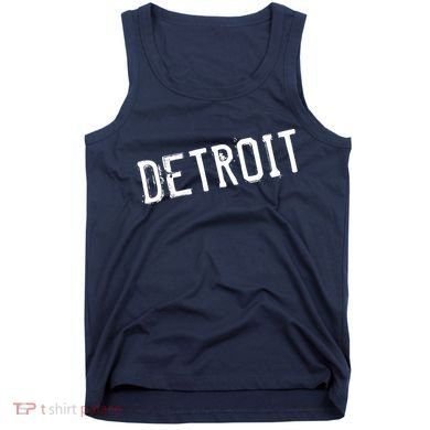 Detroit Retro Grunge Tank Top