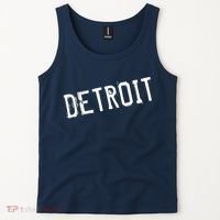 Detroit Retro Grunge Tank Top thumb 2