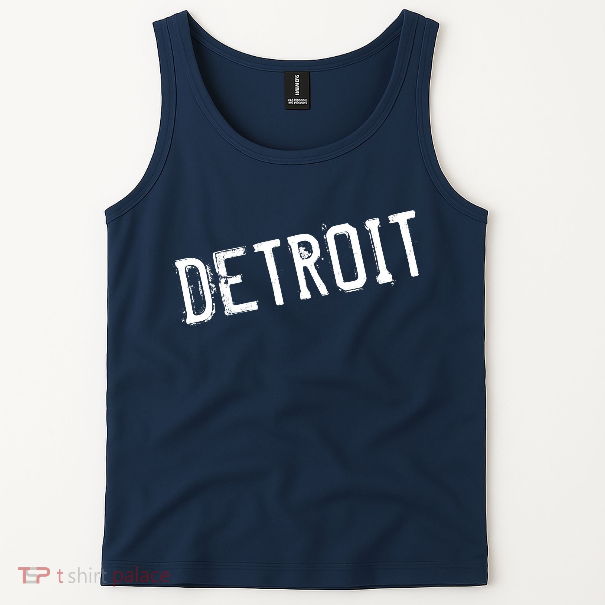 Detroit Retro Grunge Tank Top