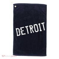 Detroit Retro Grunge Golf Towel thumb 0