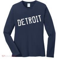 Detroit Retro Grunge Women's Long Sleeve Shirt thumb 0