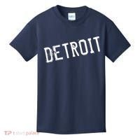 Detroit Retro Grunge Kids T-Shirt thumb 0