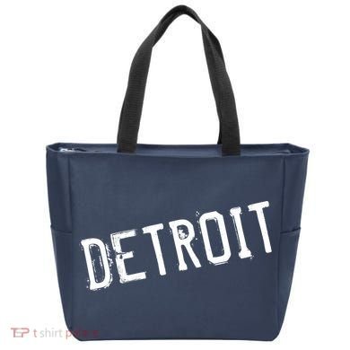 Detroit Retro Grunge Tote Bag