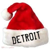 Detroit Retro Grunge Santa Hat thumb 0