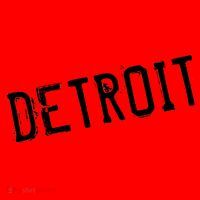Detroit Retro Grunge Santa Hat thumb 1
