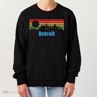 Detroit Retro Skyline Women's Sweatshirt thumb 0