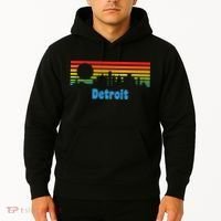 Detroit Retro Skyline Hoodie thumb 2