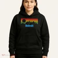 Detroit Retro Skyline Hoodie thumb 5