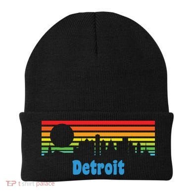 Detroit Retro Skyline Beanie