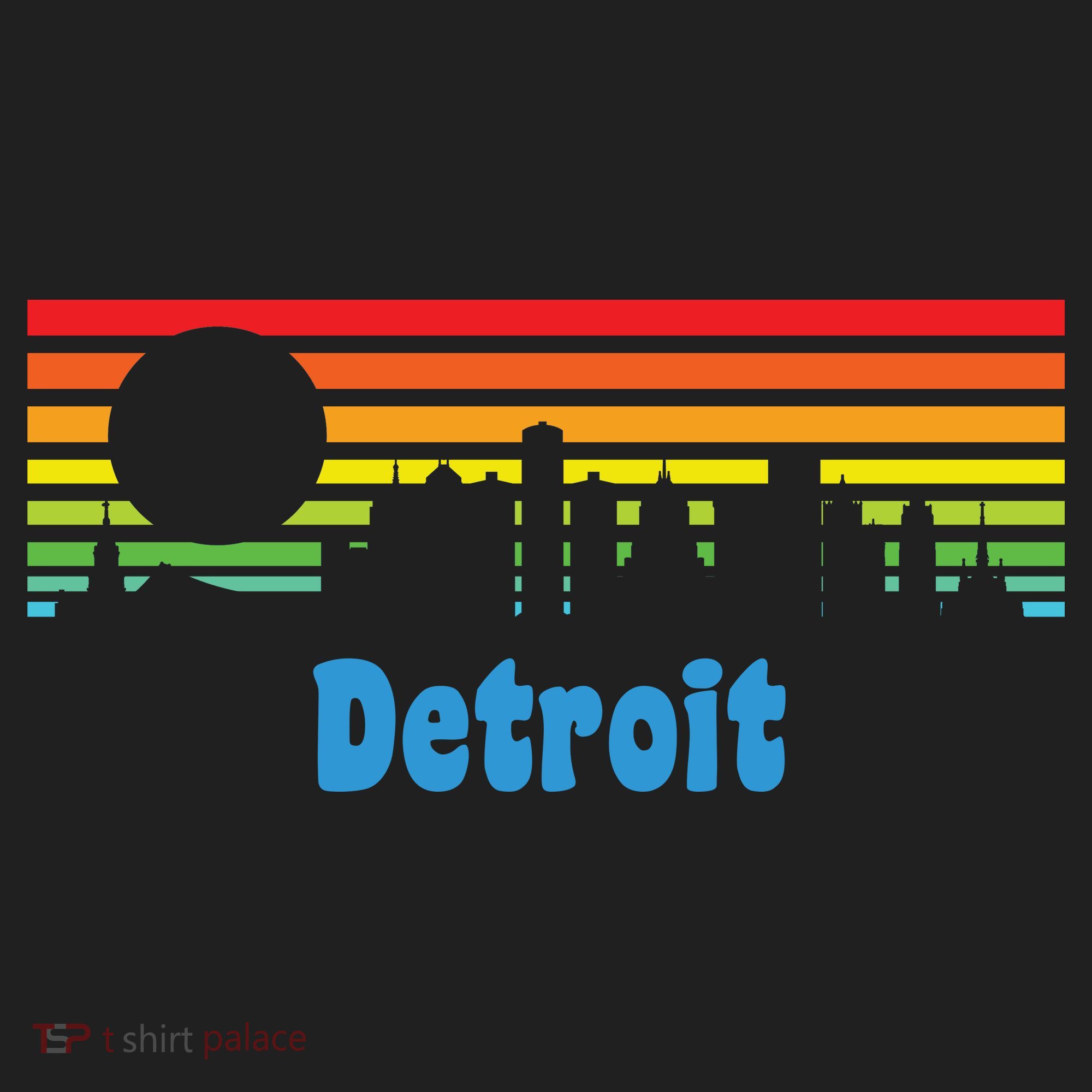 Detroit Retro Skyline Beanie