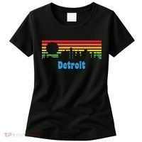 Detroit Retro Skyline Women's T-Shirt thumb 0