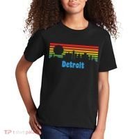 Detroit Retro Skyline Kids T-Shirt thumb 2