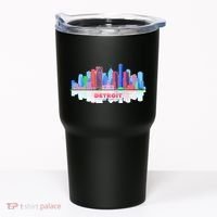 Detroit Skyline Abstract Tumbler thumb 0