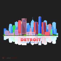 Detroit Skyline Abstract Tumbler thumb 3