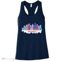 Detroit Skyline Abstract Women's Tank Top thumb 0