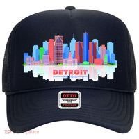 Detroit Skyline Abstract Hat thumb 0