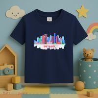 Detroit Skyline Abstract Toddler T-Shirt thumb 3