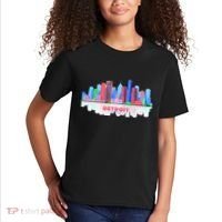 Detroit Skyline Abstract Kids T-Shirt thumb 2