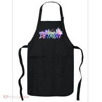 Detroit Skyline Paint Apron thumb 0