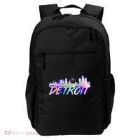 Detroit Skyline Paint Backpack thumb 0
