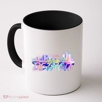 Detroit Skyline Paint Coffee Mug thumb 0