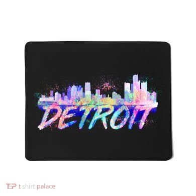 Detroit Skyline Paint Mousepad