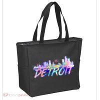 Detroit Skyline Paint Tote Bag thumb 2