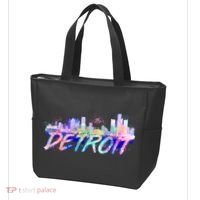 Detroit Skyline Paint Tote Bag thumb 3