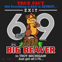 Detroit True Fact Big Beaver Exit 69 Tumbler thumb 3