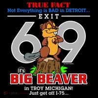 Detroit True Fact Big Beaver Exit 69 Ornament thumb 1
