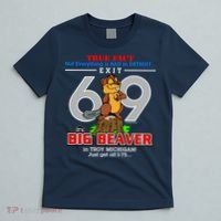 Detroit True Fact Big Beaver Exit 69 T-Shirt thumb 5